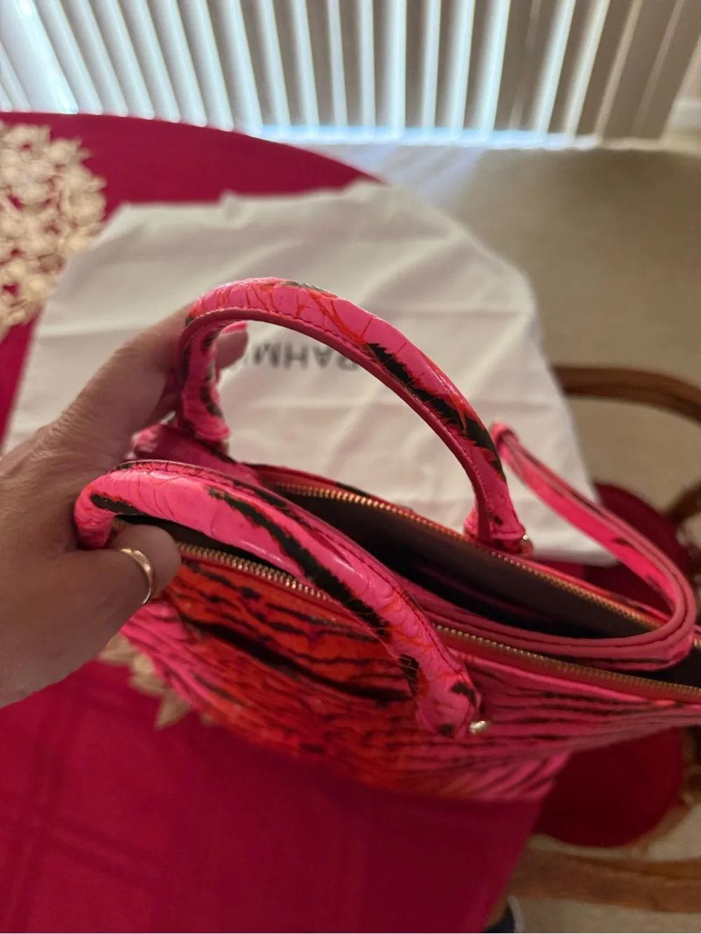 Brahmin vibrant satchel
